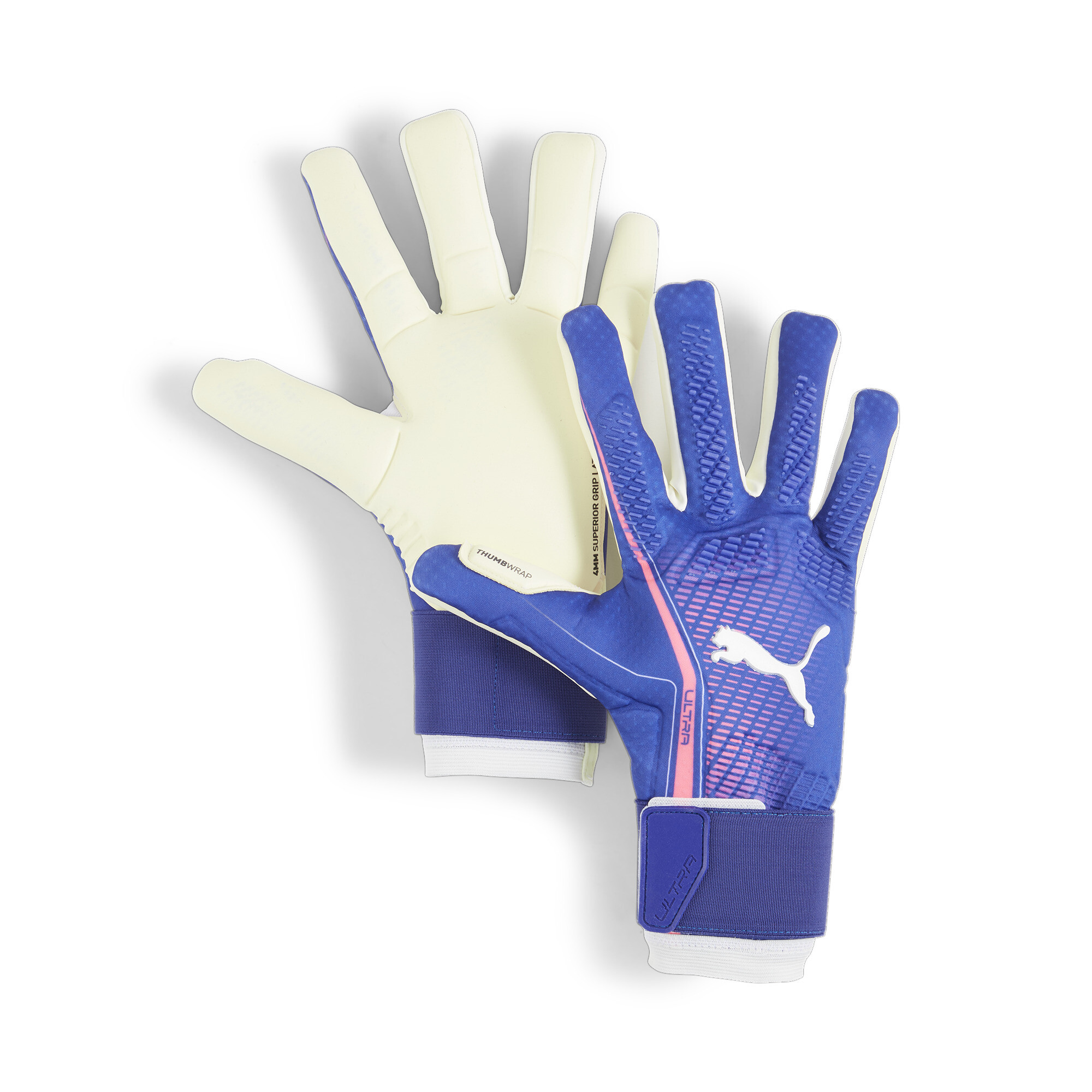 Puma ULTRA ULTIMATE Hybrid Goalkeeper Gloves, Blue, Size 9.5, Accessories