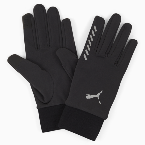 RUN PUMA Winter Gloves, PUMA Black, large-MEX