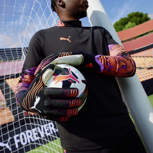 Guantes de arquero FUTURE Ultimate NC, PUMA Black-Glowing Red-Purple Glimmer, large-ARG