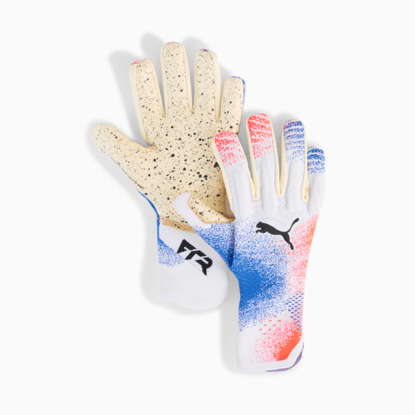 Guantes de portero FUTURE Ultimate NC, PUMA White-Glowing Red-Ultra Blue, large-MEX