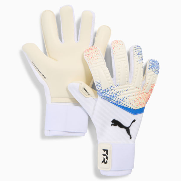 Guantes de portero FUTURE Pro Hybrid, PUMA White-Glowing Red-Ultra Blue, large-MEX
