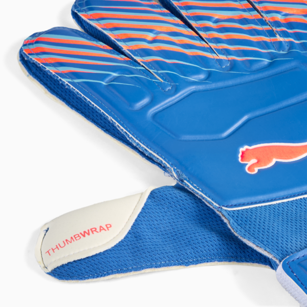 PUMA ULTRA Play Goalkeeper Gloves, Ultra Blue-Glowing Red, large-ZAF