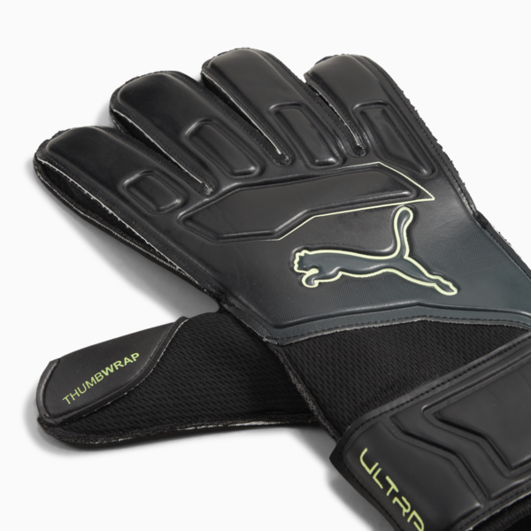 PUMA ULTRA Play Goalkeeper Gloves, PUMA Black-Green Terrain-Fizzy Light, large-ZAF