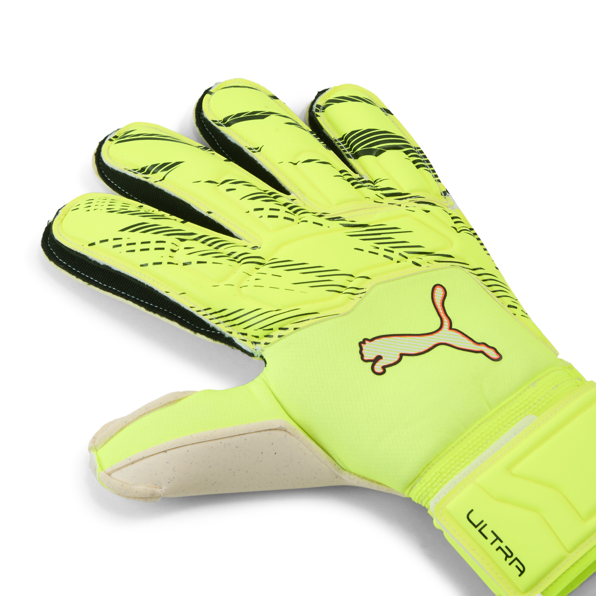 PUMA ULTRA Pro Protect keepershandschoenen, Zwart/Geel, Maat 10 thumbnail 3