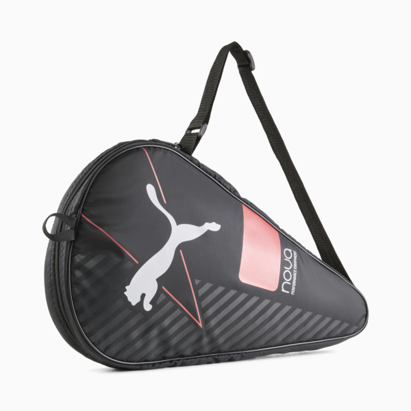 PUMA padel racket bag, Puma Black-Active Red-Puma White, large-MEX