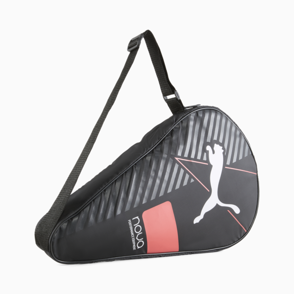 PUMA padel racket bag, Puma Black-Active Red-Puma White, large-MEX