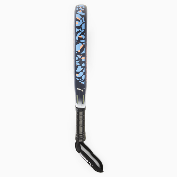 SolarATTACK PWR Padel Racket, New Navy-Ultra Orange-PUMA White-Team Light Blue, large-ZAF