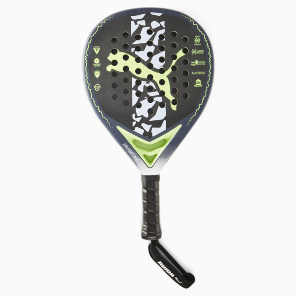 SolarATTACK CTR Padel Racket, New Navy-Fast Yellow-PUMA White, large-MEX
