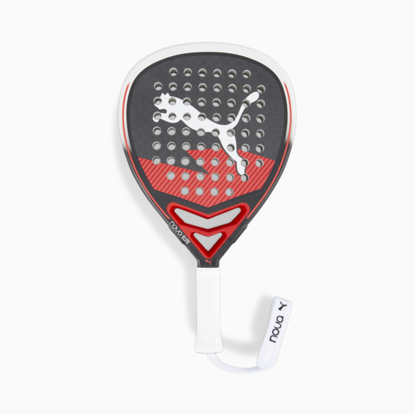 NOVA Padel Elite PWR Racket, PUMA Black-Active Red-PUMA White, large-MEX