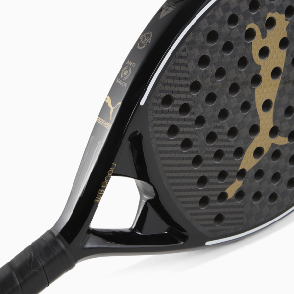 Paleta de pádel NOVA PADEL ELITE HYB, PUMA Black-PUMA Gold-PUMA White, large-ARG