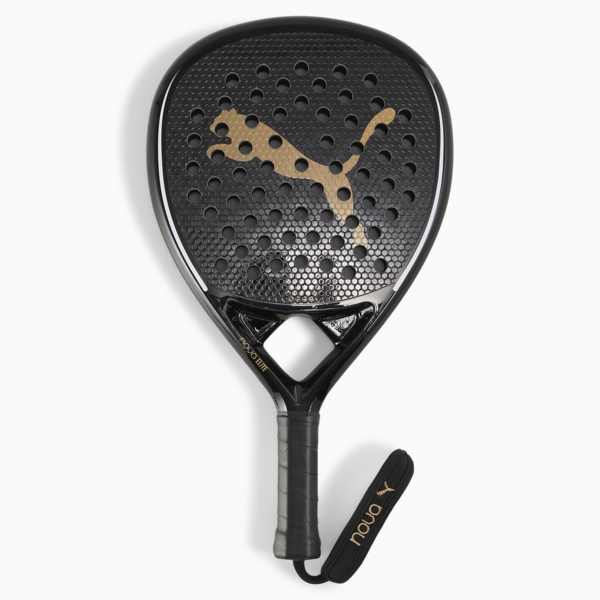 Paleta de pádel NOVA PADEL ELITE HYB, PUMA Black-PUMA Gold-PUMA White, large-ARG