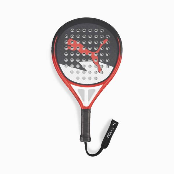 Pala de pádel NOVA Padel Pro CRT, PUMA Black-PUMA White-Active Red, large-MEX
