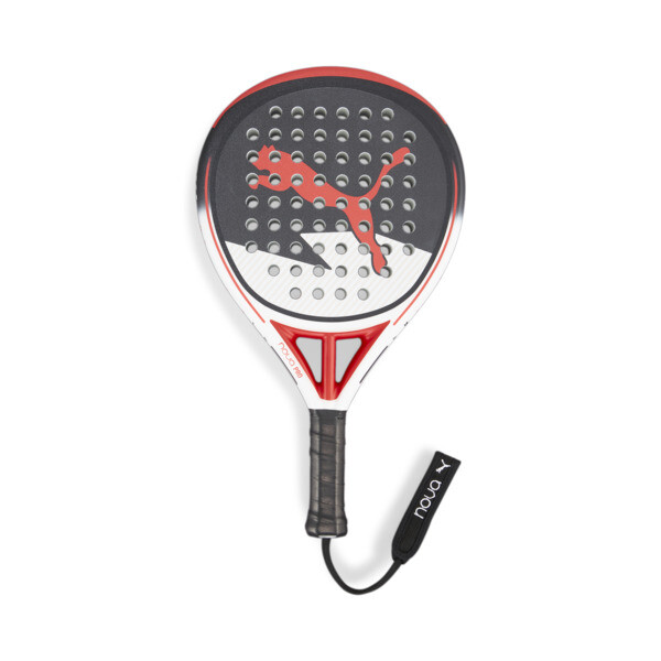 NOVA Padel Pro CRT Racket, PUMA Black-PUMA White-Active Red, swatch-ZAF