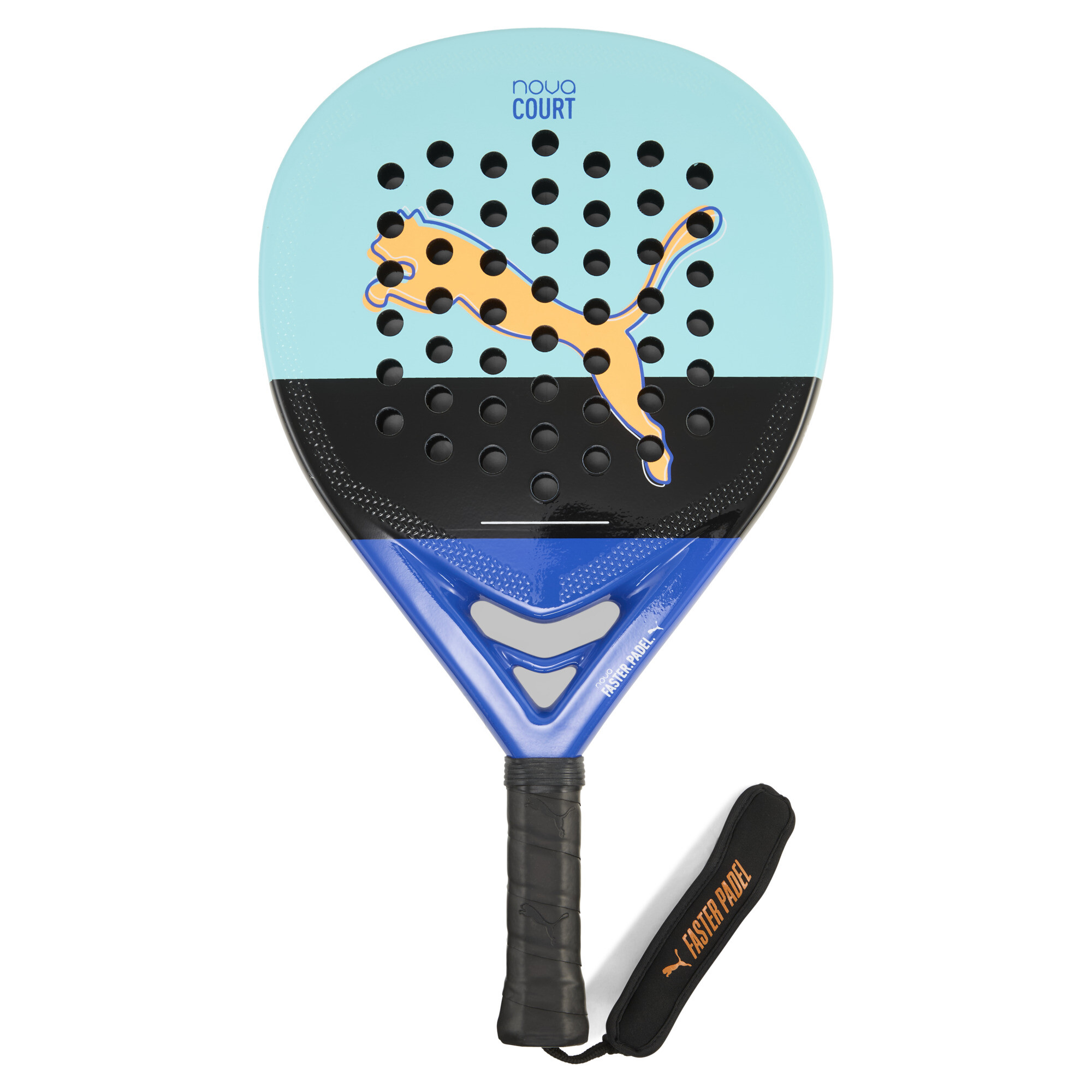 Puma NOVA PADEL COURT Padelschläger | Mit Print | Safe Lake/Black/Vivid Blue