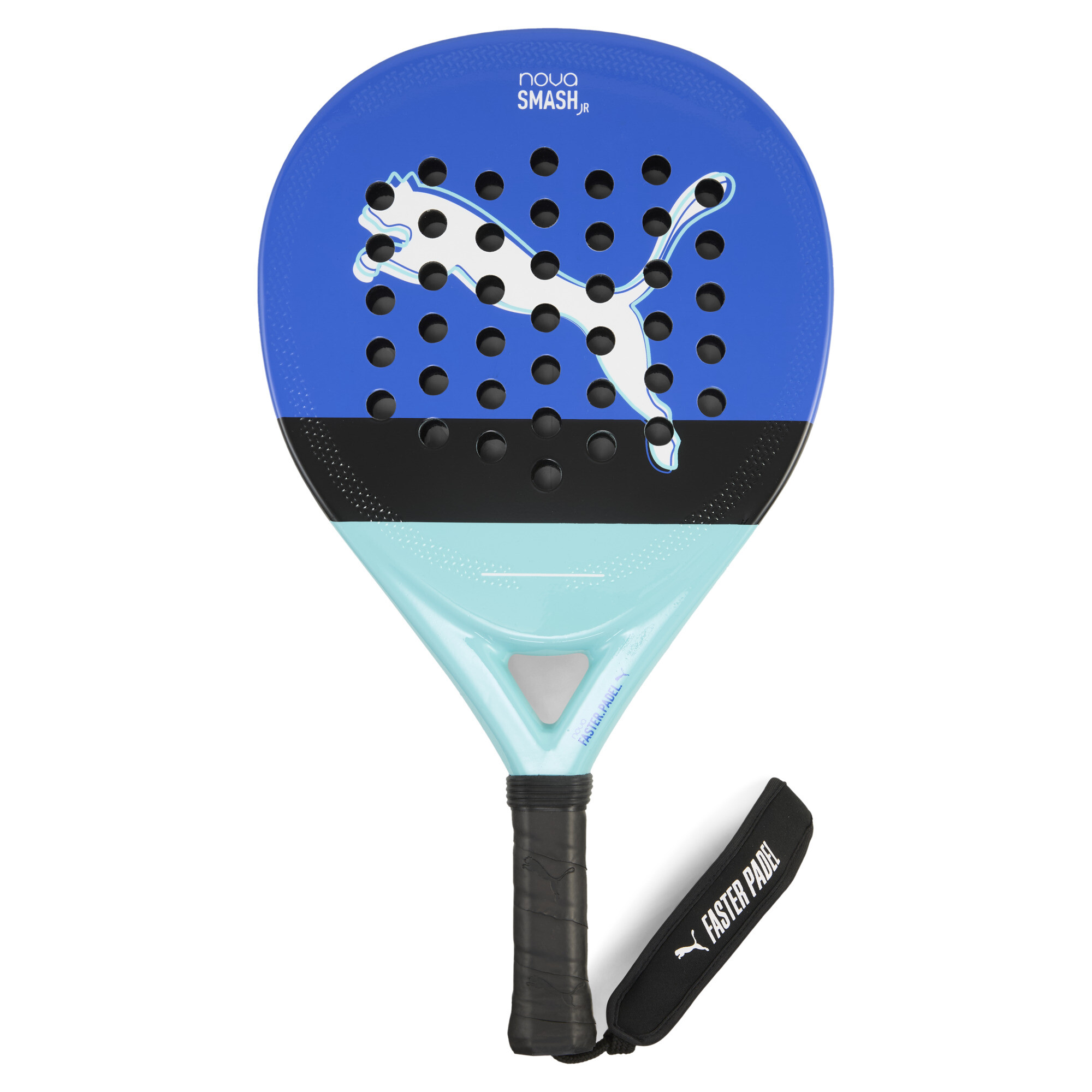 Puma NOVA PADEL SMASH Padelschläger Teenager | Mit Print | Vivid Blue/Black/Safe Lake