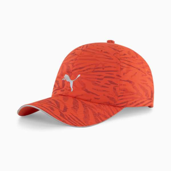 Gorra de running III, Cherry Tomato-AOP, large-ARG