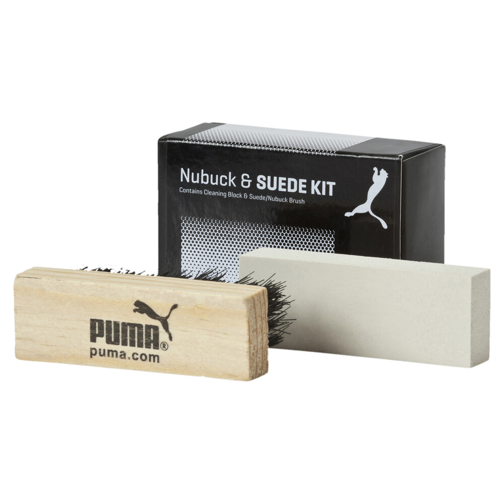 

PUMA - Набор для чистки нубука и замши PUMA Shoe Care Block & Brush – black-white –, Черный