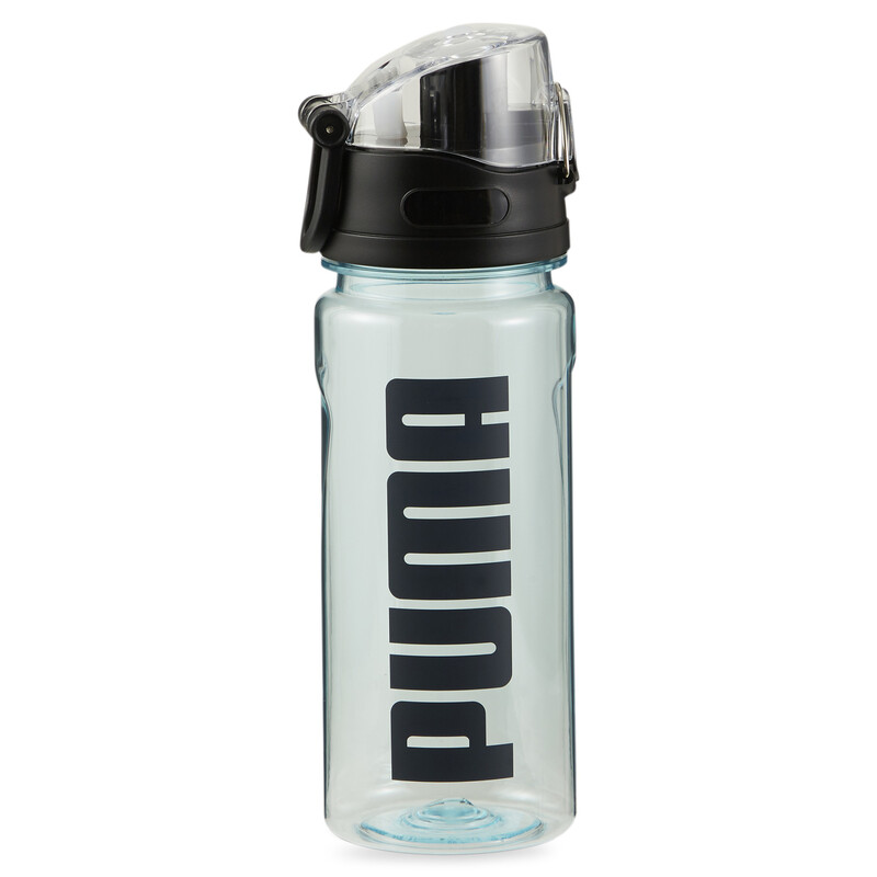Kids PUMA Sportstyle Unisex Training 600ml Water Bottle in Black/Blue