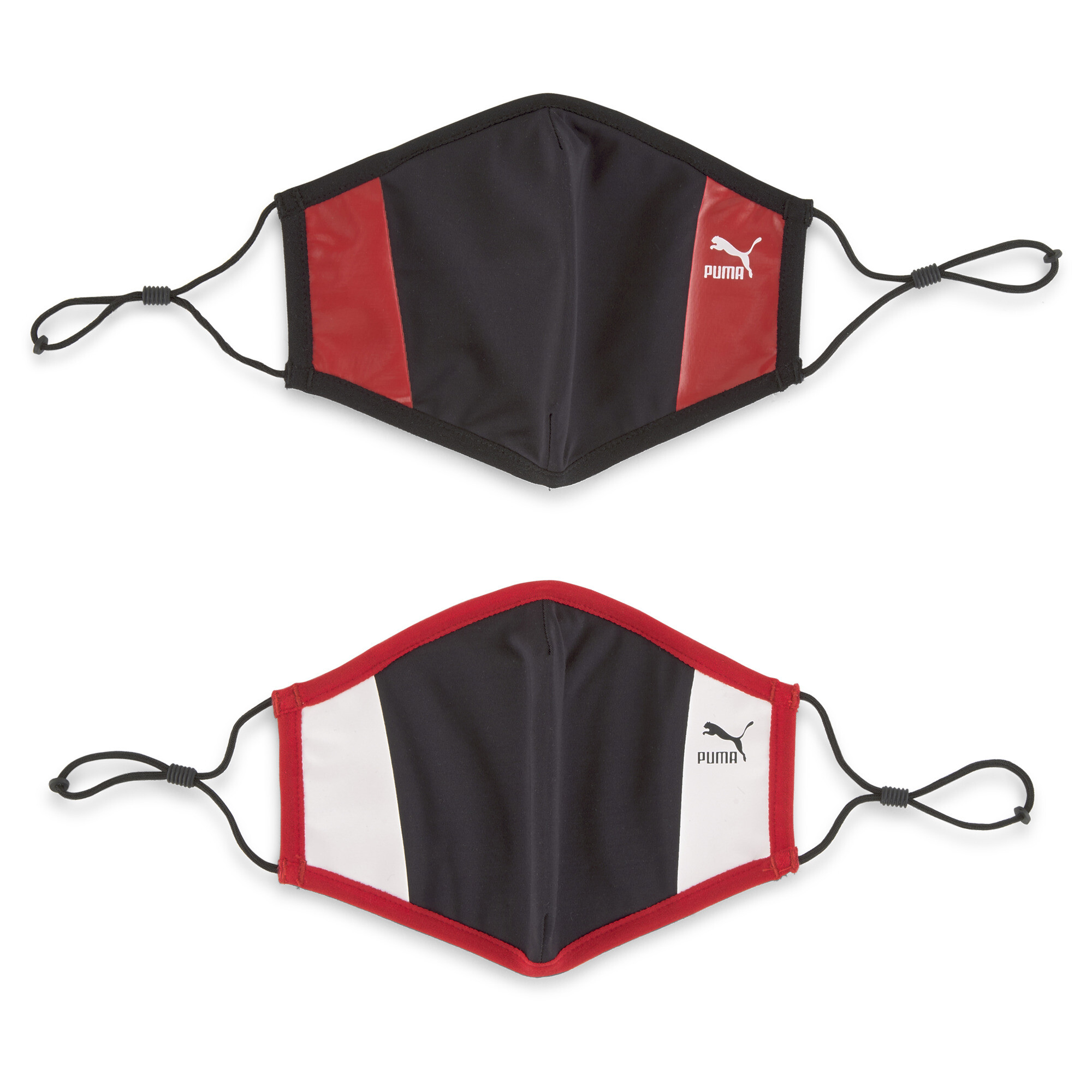 PUMA Face Mask (Set of 2) in Black, Size UA