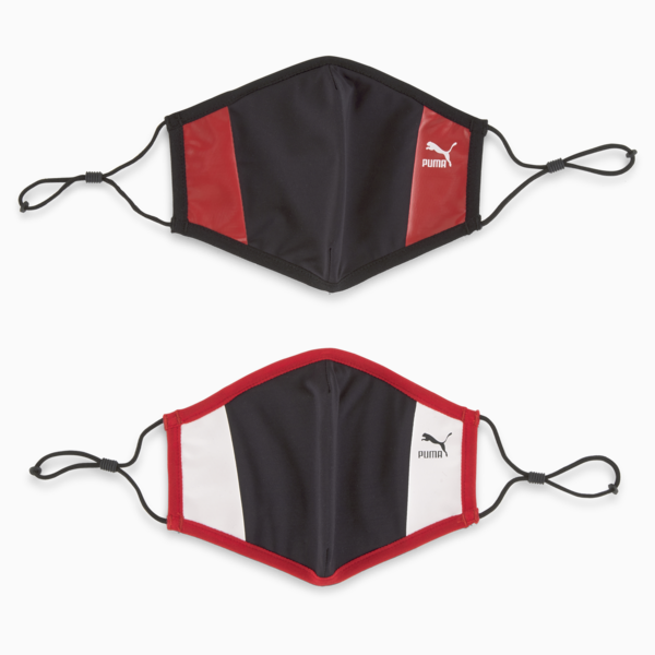 PUMA II Face Mask 2-Pack, Puma Black-AS, large-ZAF