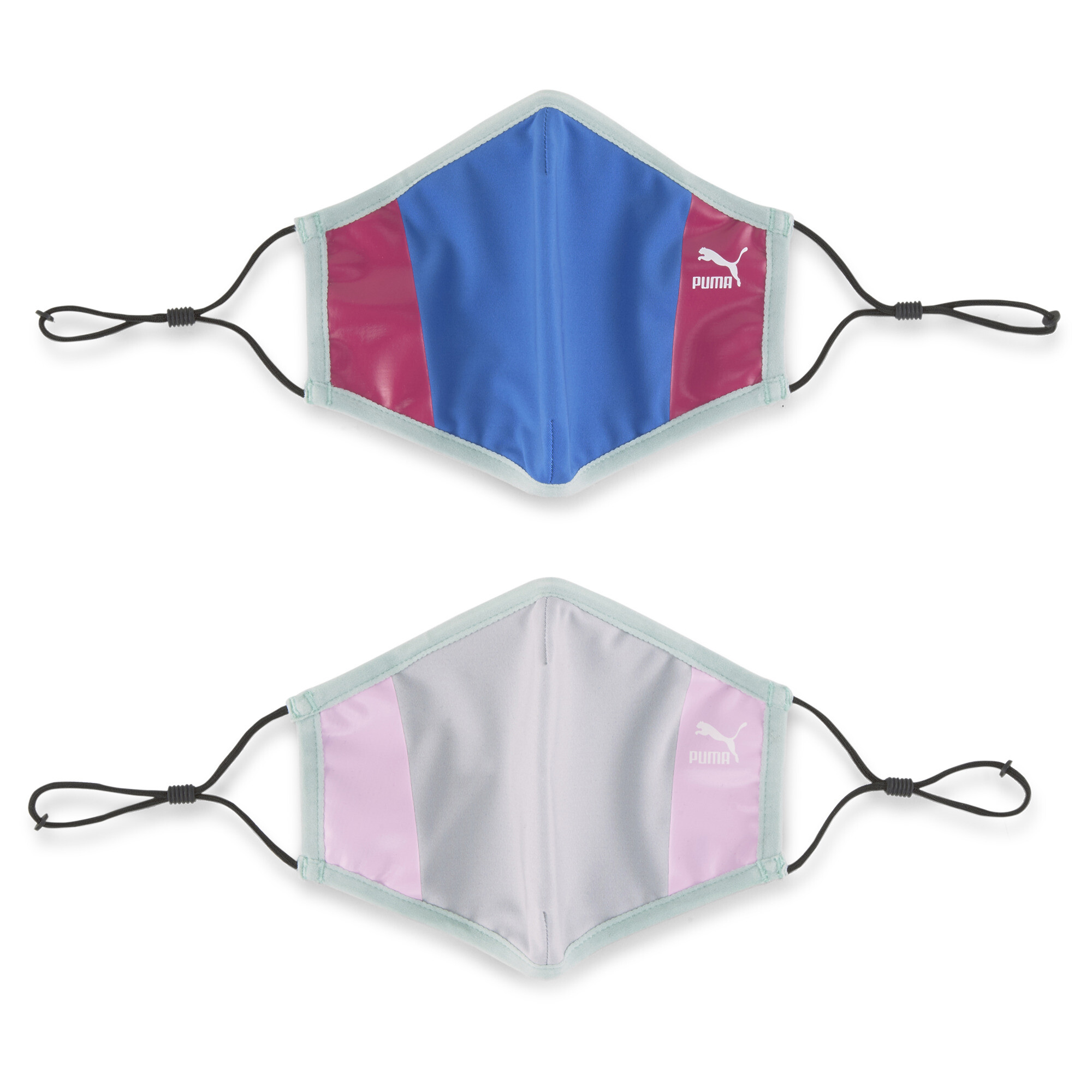 PUMA Face Mask (Set of 2) in Grey, Size UA