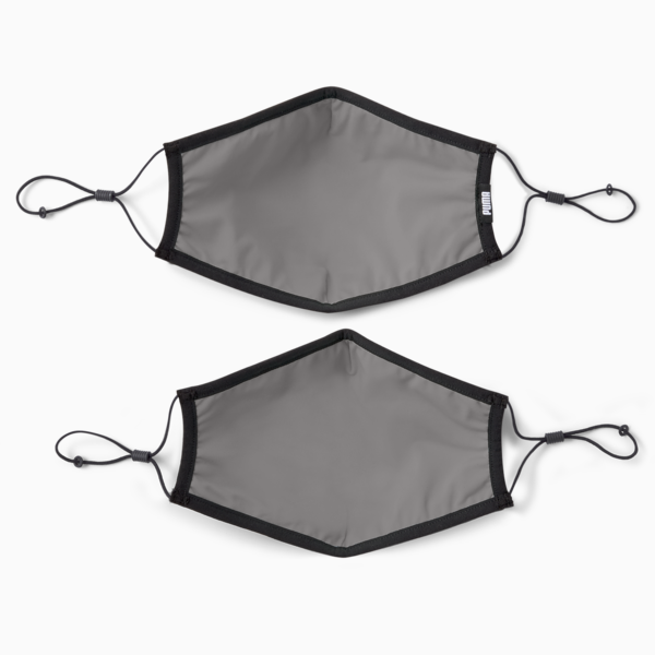 PUMA Face Mask (Set of 2), Puma Black-Cat stronger together, large-ZAF