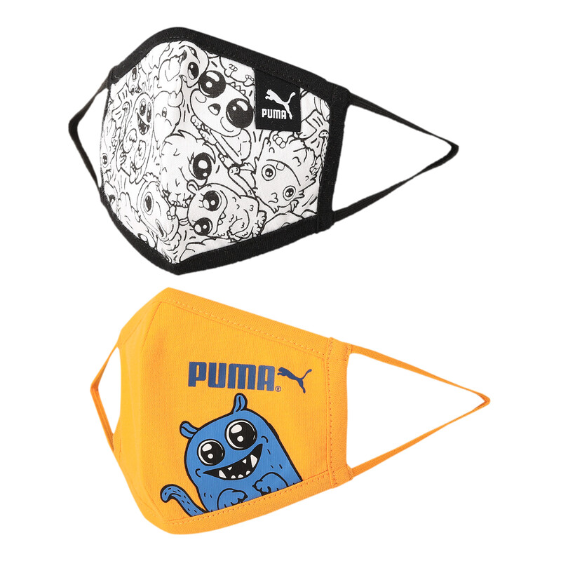 PUMA Monsters Infant Kids Face Mask in Black/Orange size UA