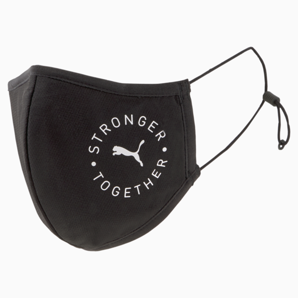 Tapabocas PUMA 3.0 (juego de 2 unidades), Puma Black-Cat stronger together, large-ARG
