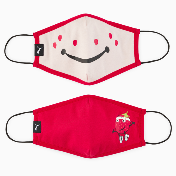 Fruits Youth Face Mask (Set of 2), Chalk Pink, large-ZAF