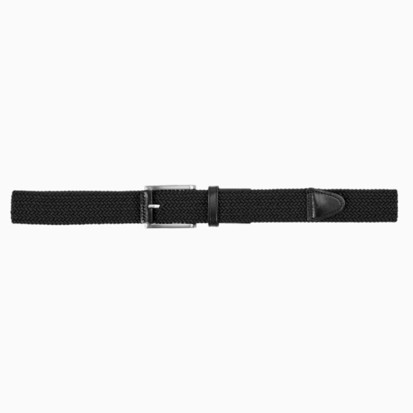 Braided Weave Men's Golf Belt, PUMA Black, large-ZAF