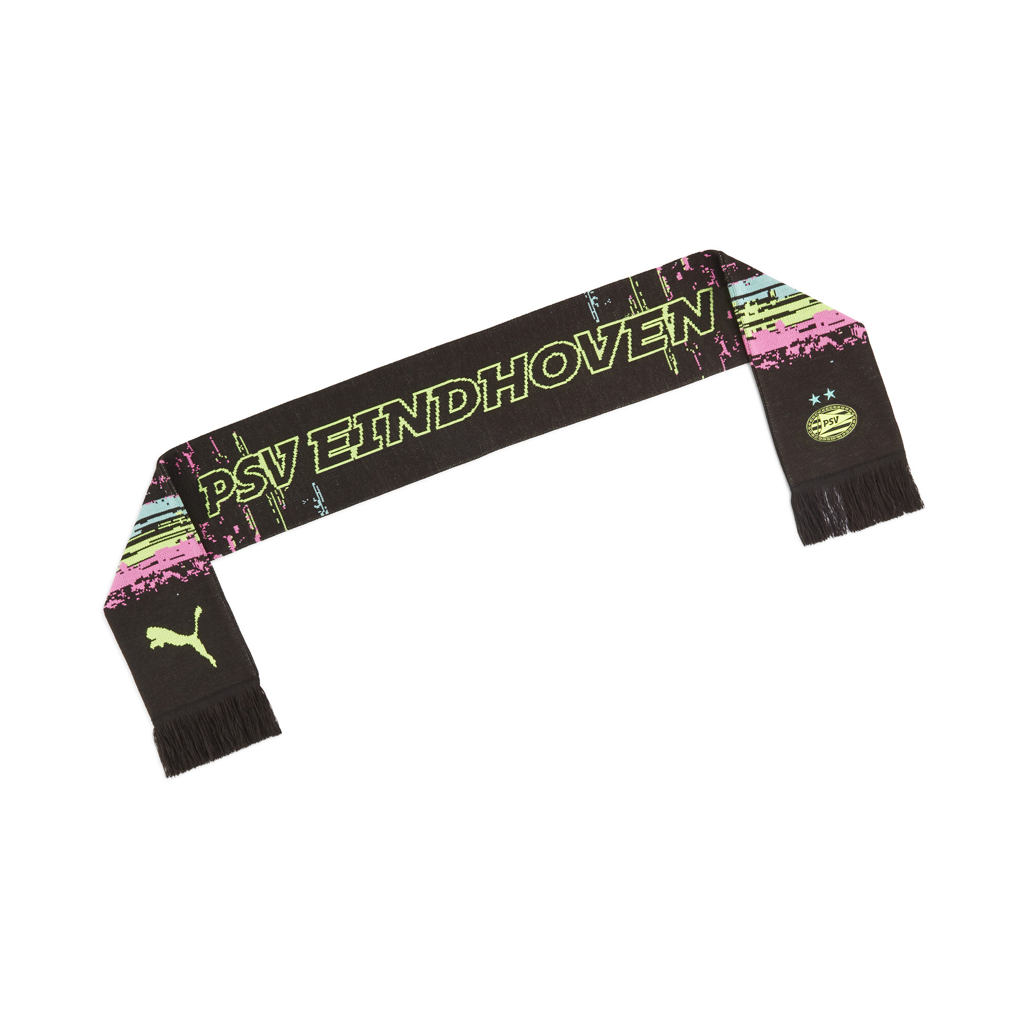 Puma PSV Eindhoven Ftbl ESSENTIALS Scarf, Black, Accessories