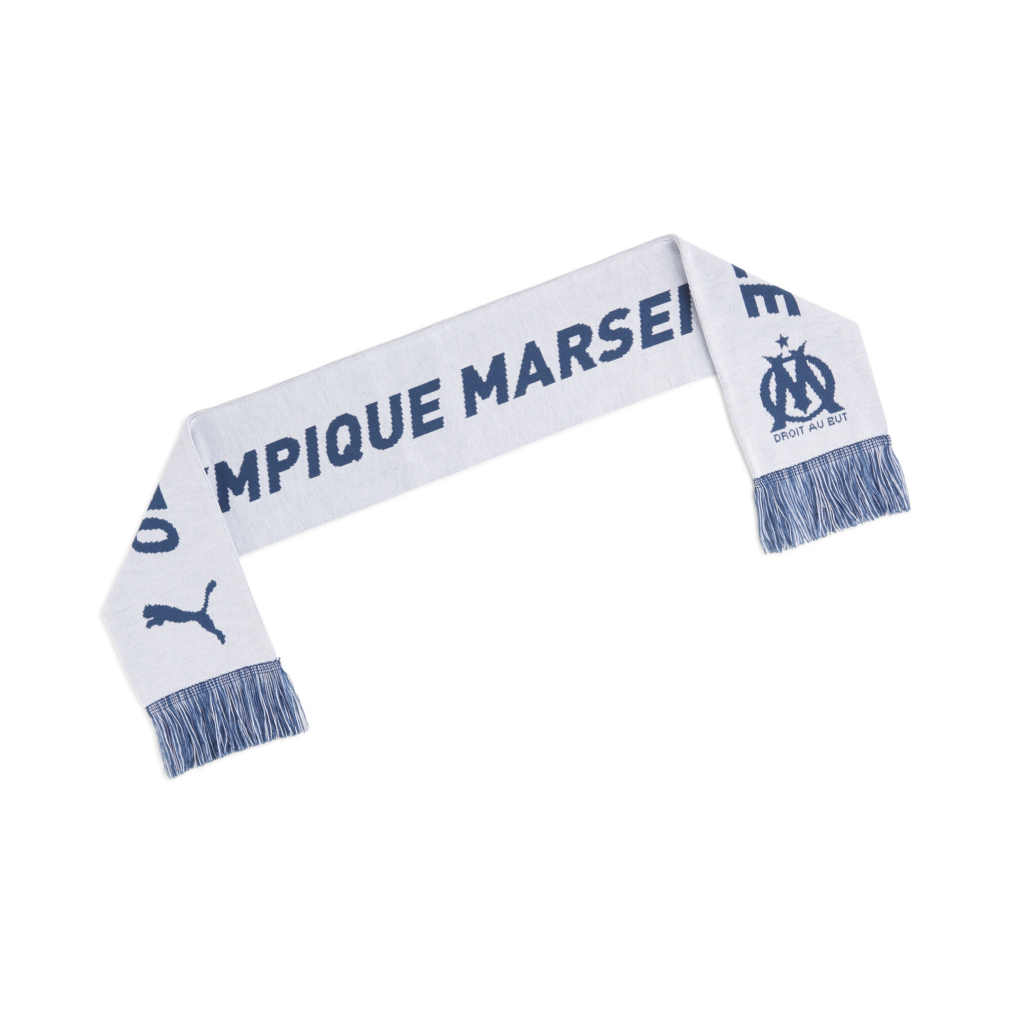 Puma Olympique de Marseille ftblESSENTIALS Schal | Mit Colorful | White/Ocean Tropic