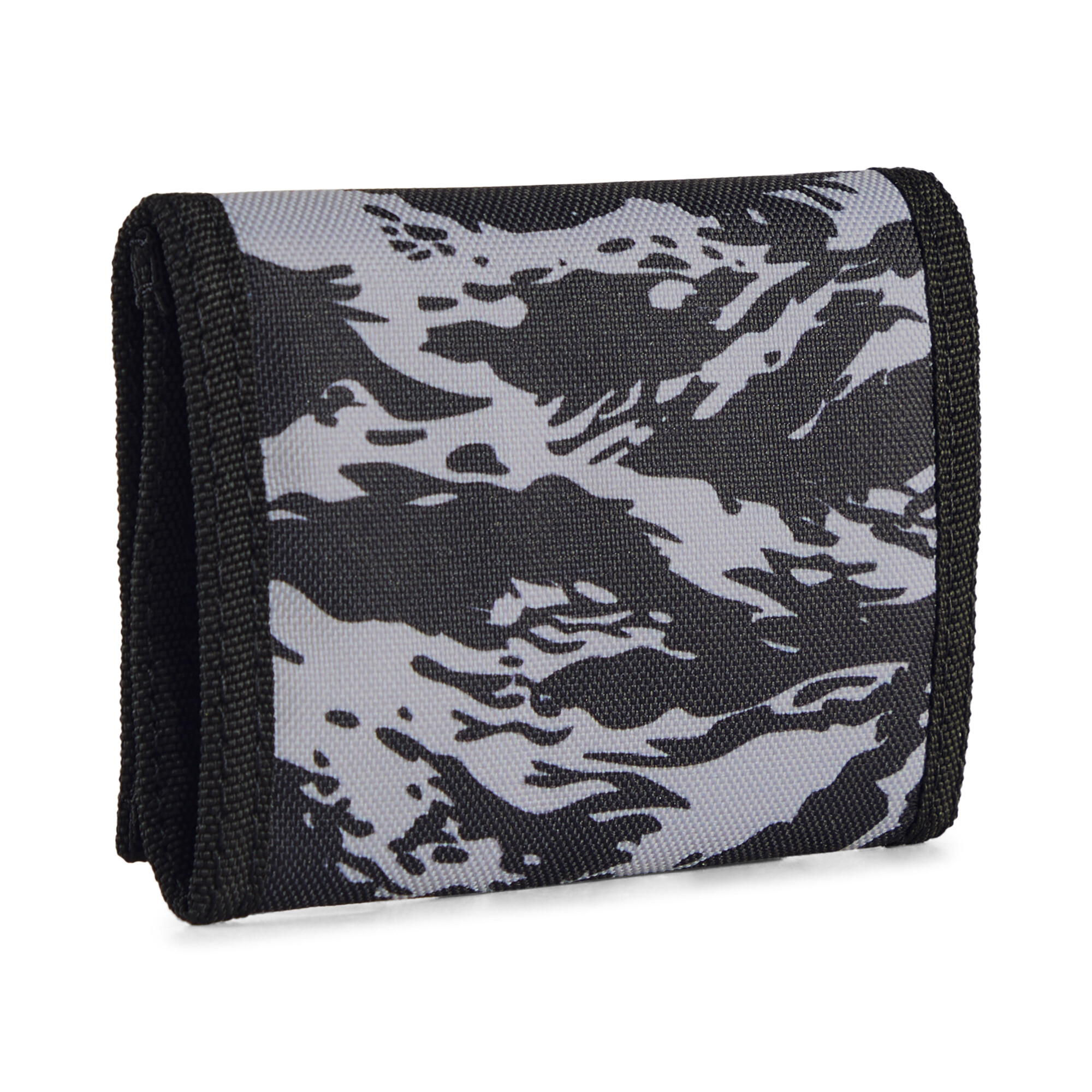 PUMA Phase All-Over Print portemonnee, Zwart/Grijs thumbnail 3