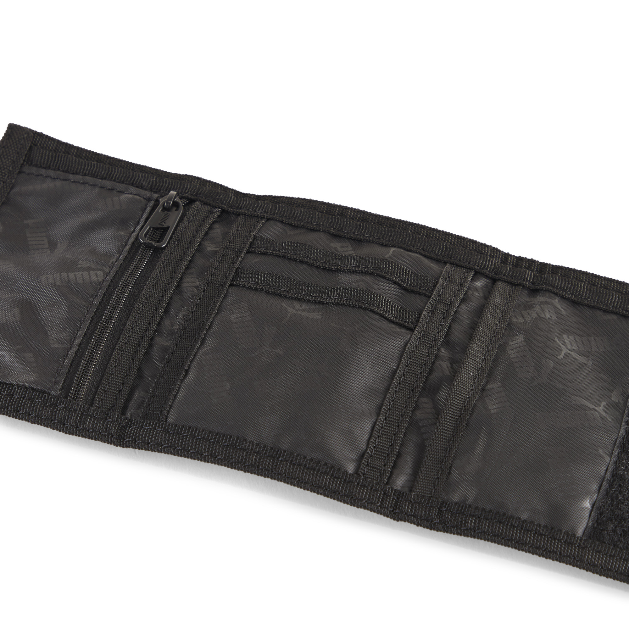 PUMA Phase All-Over Print portemonnee, Zwart/Grijs thumbnail 2