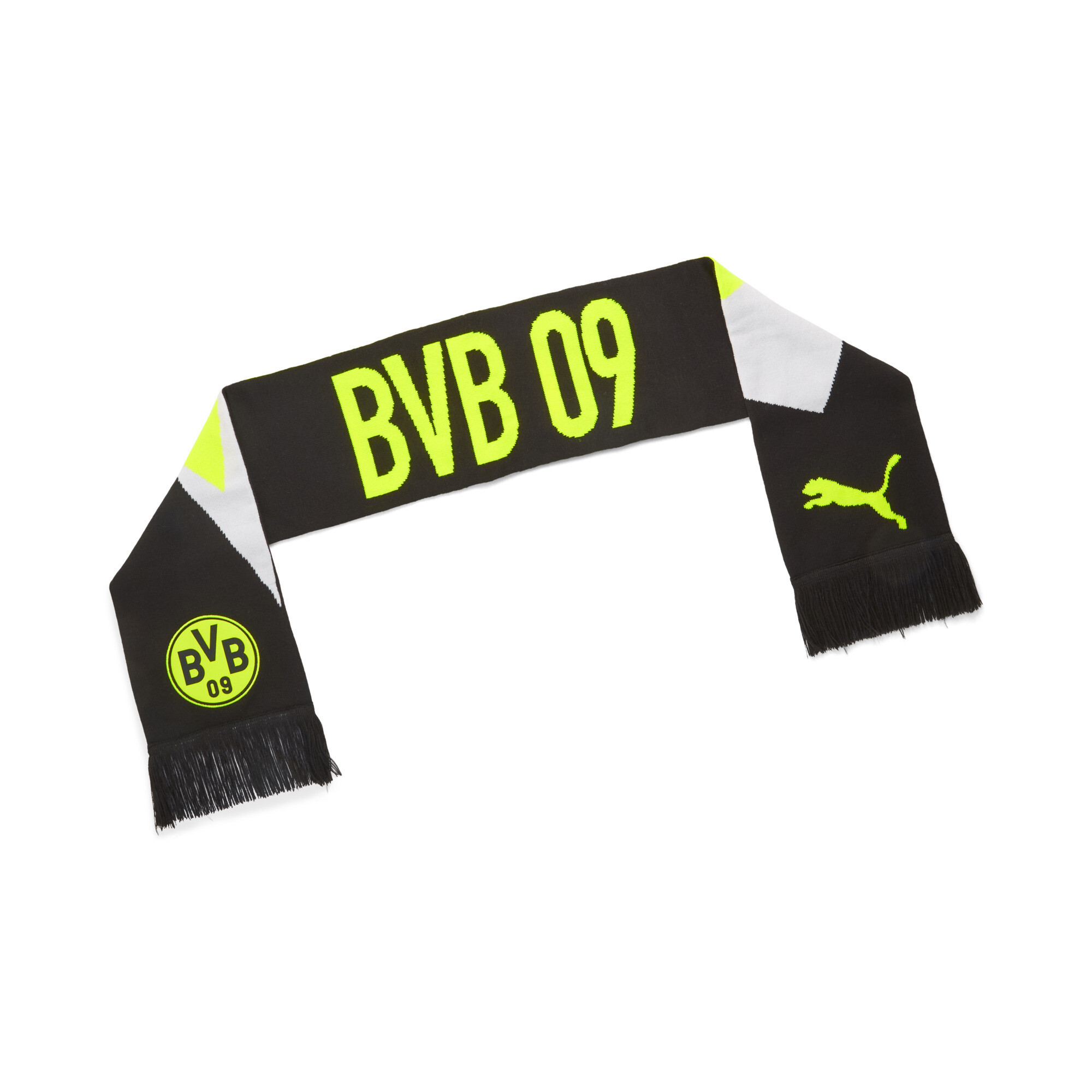 Puma Borussia Dortmund Essentials Scarf In Black