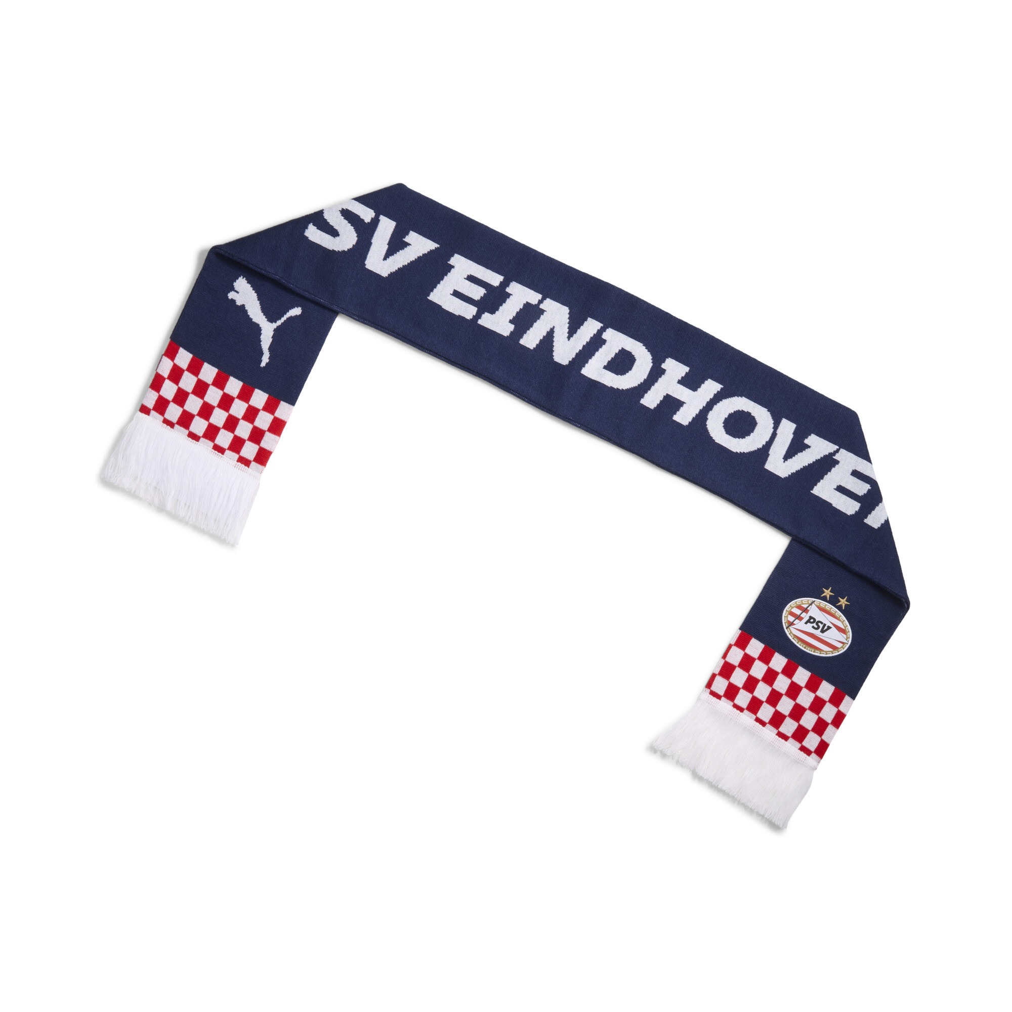 PUMA PSV Eindhoven Essentials Scarf, Blauw/Wit thumbnail 2