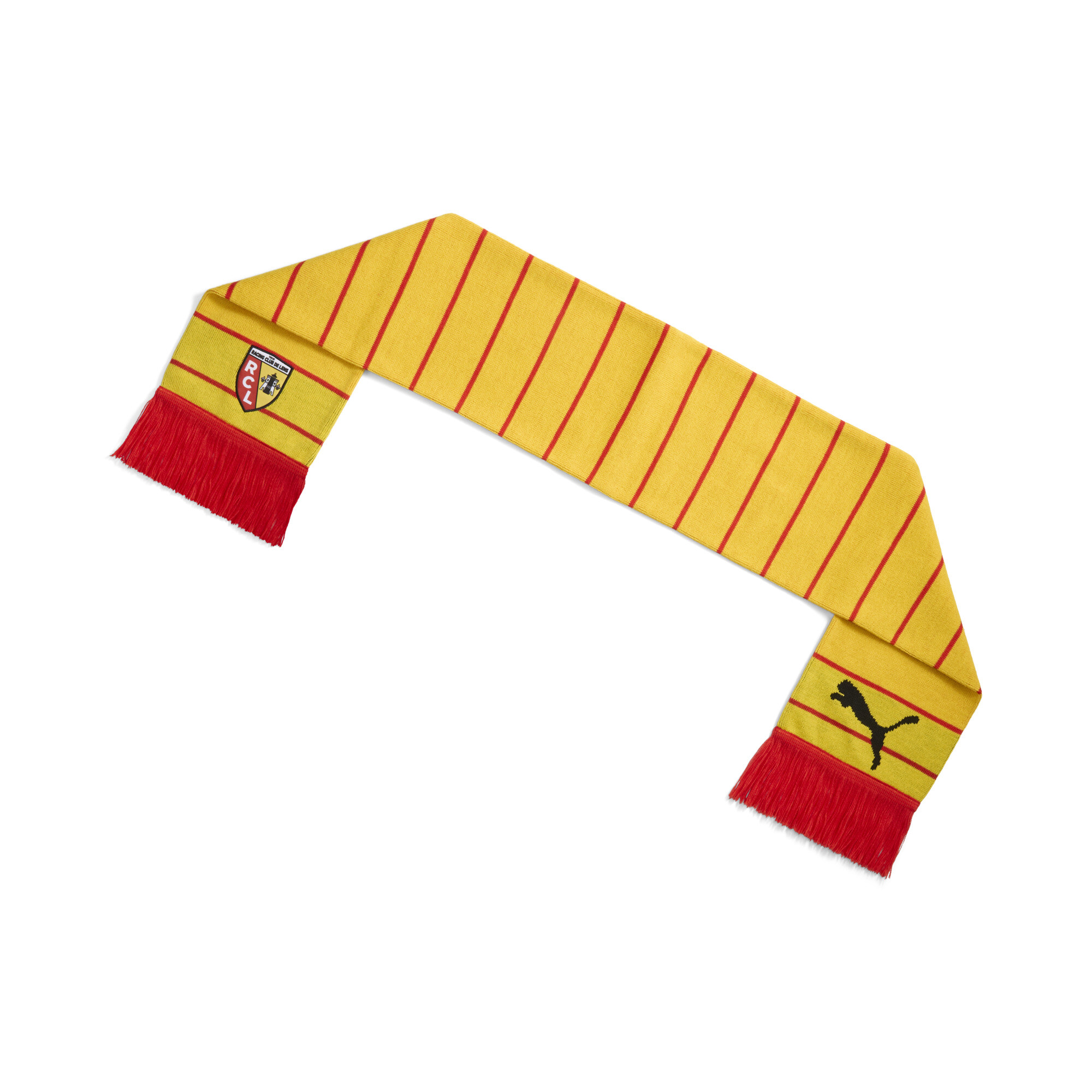 PUMA RC Lens Essentials sjaal, Rood/Geel thumbnail 2