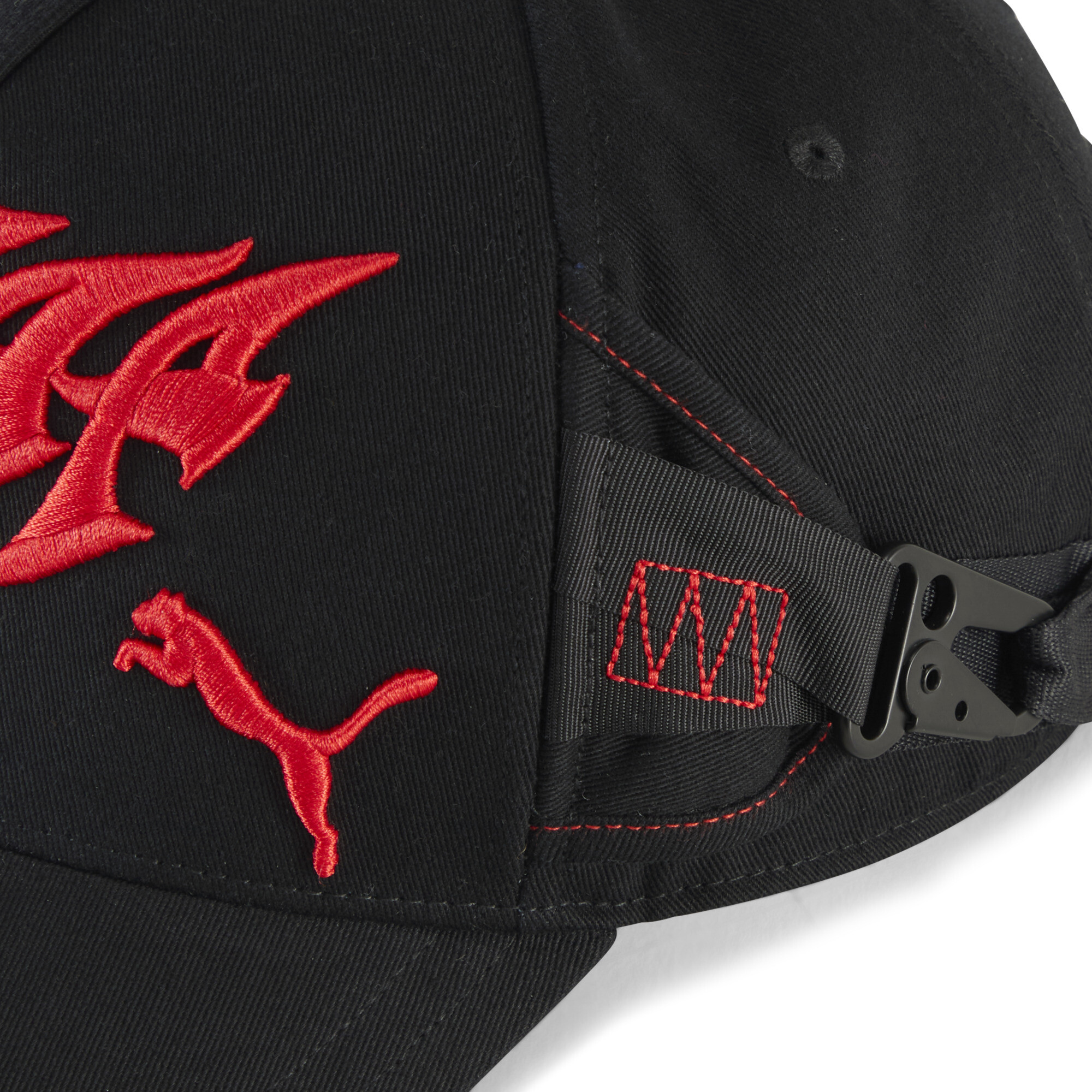 A$AP ROCKY x PUMA Seatbelt pet, Zwart/Rood thumbnail 2