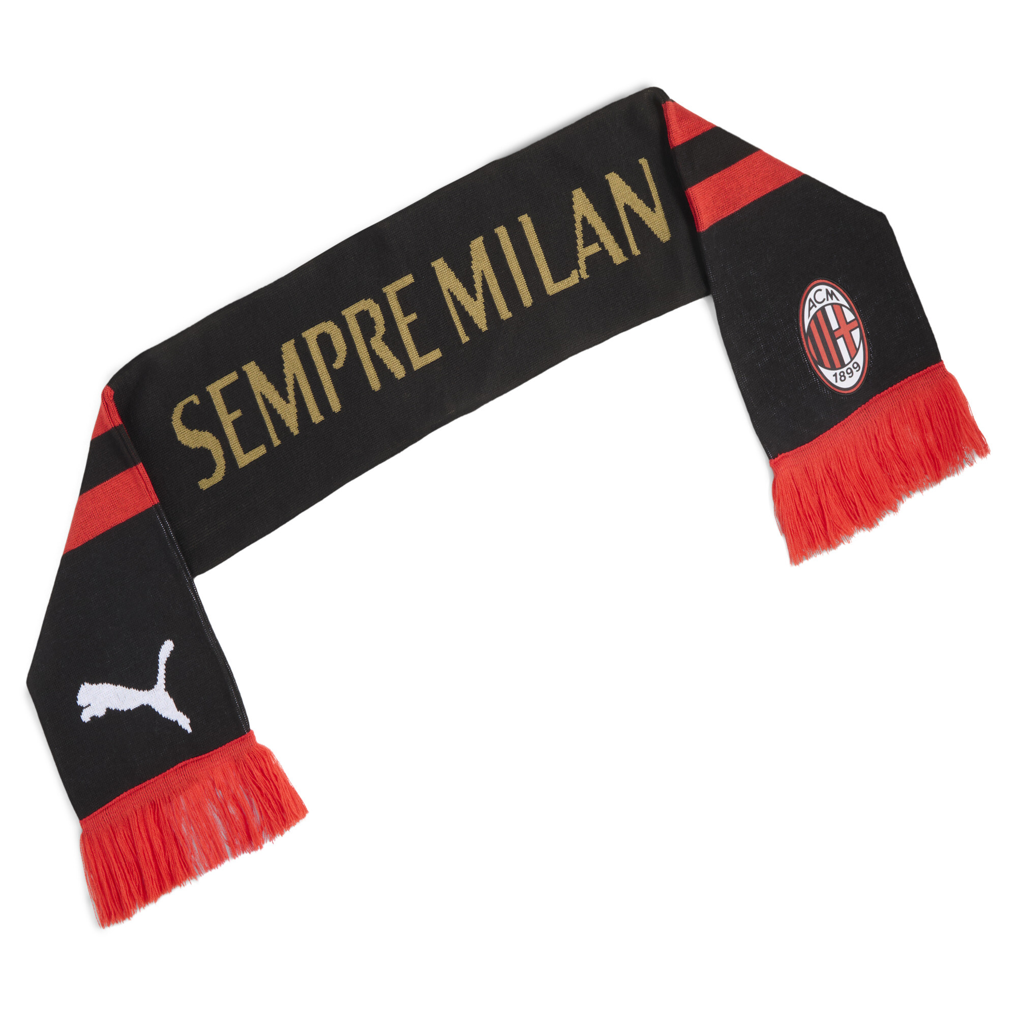 PUMA AC Milan ftblEssentials Schal, Accessoires, Rot, OSFA