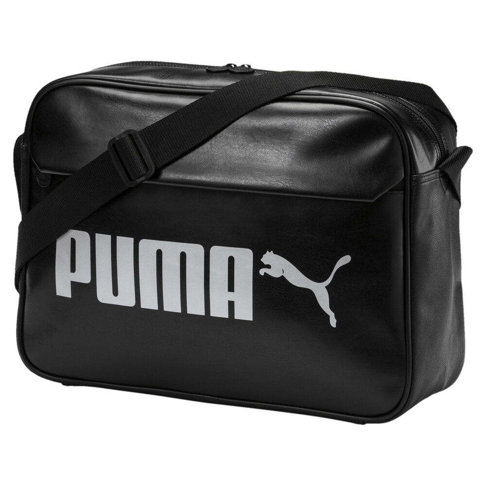 puma reporter bag black