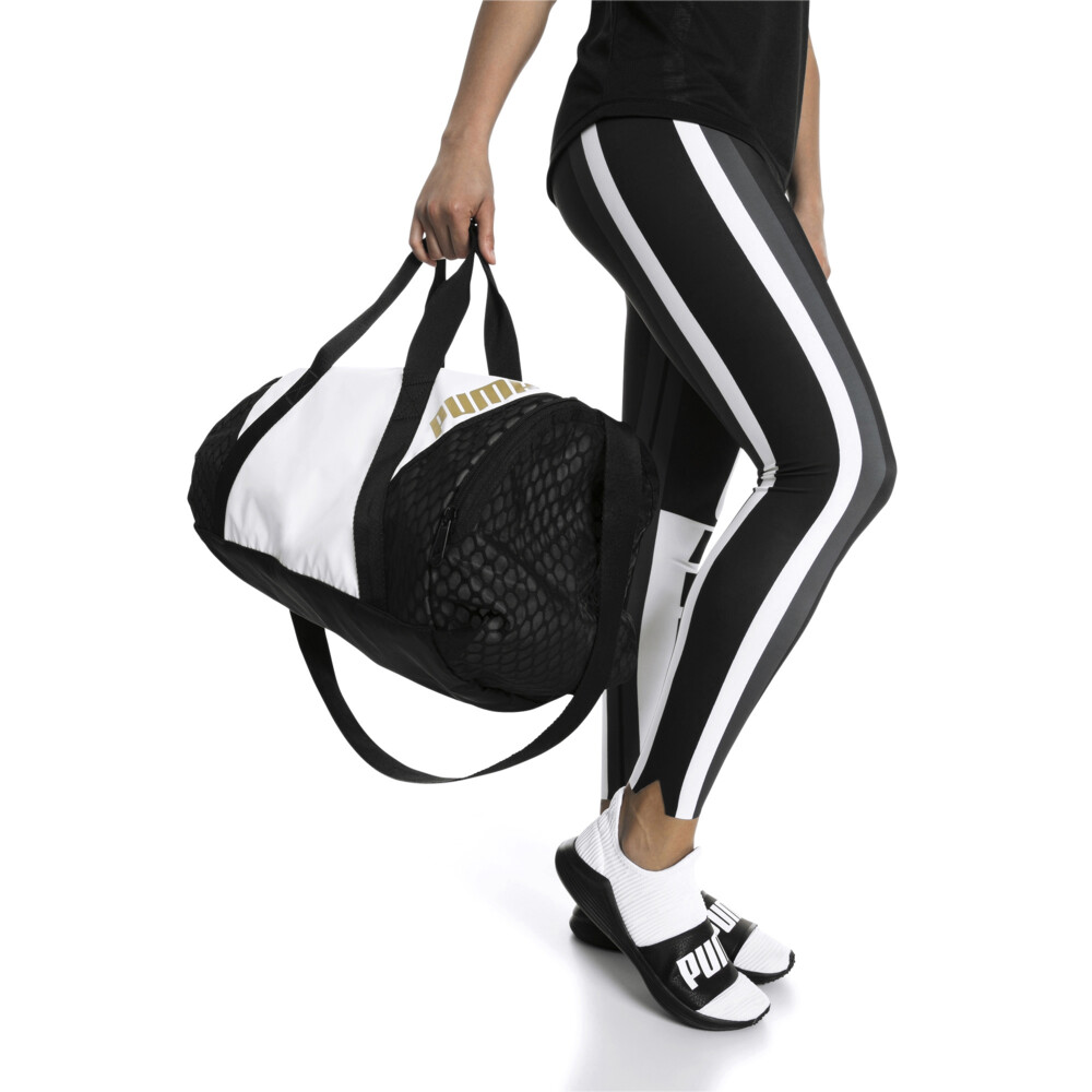 

PUMA - female - Сумка Ambition Barrel Bag – Puma White-Puma Black –, Белый