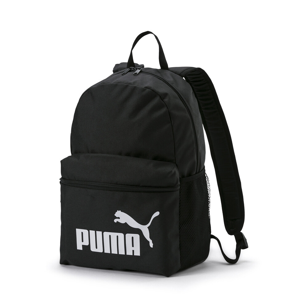 puma black and white backpack