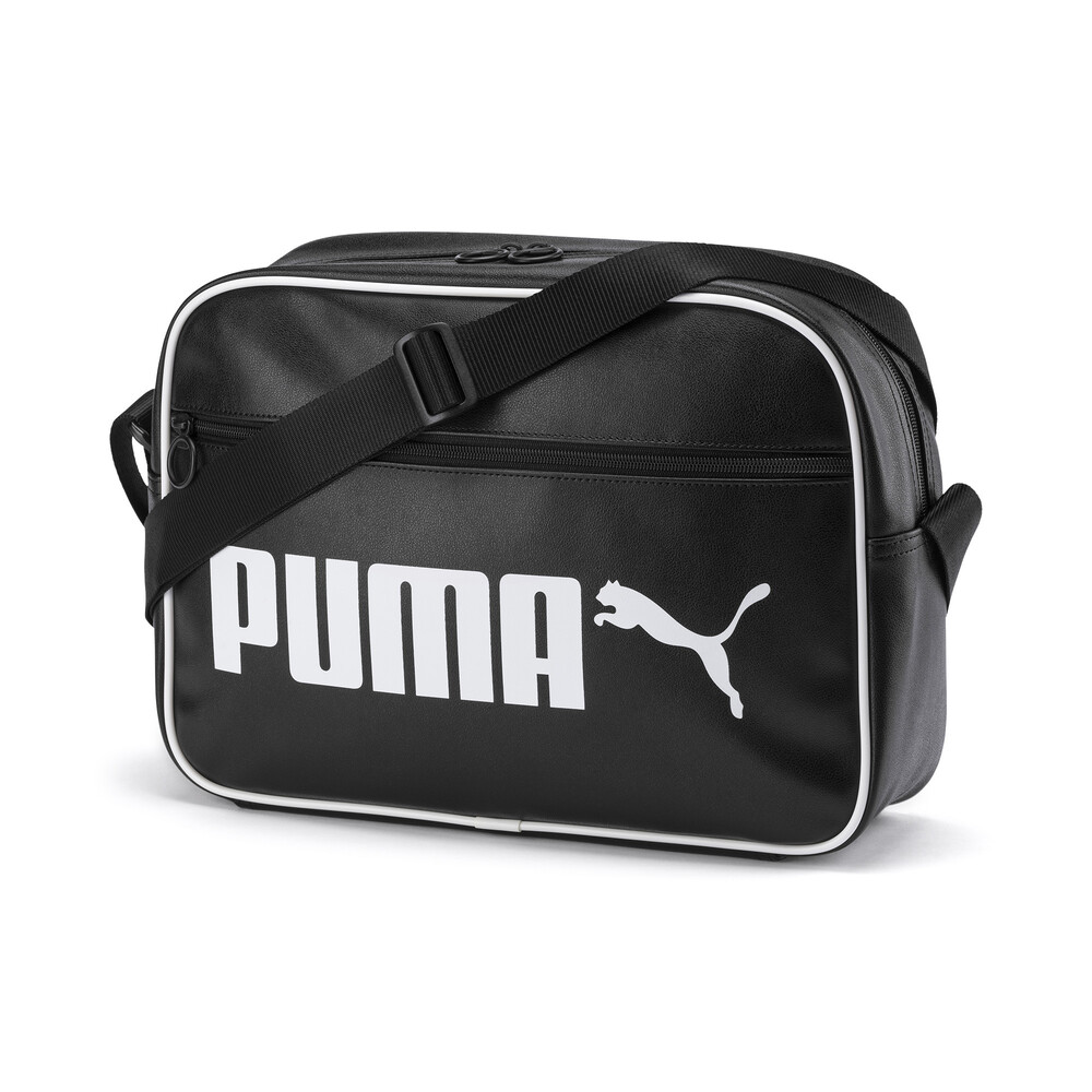 puma reporter bag black