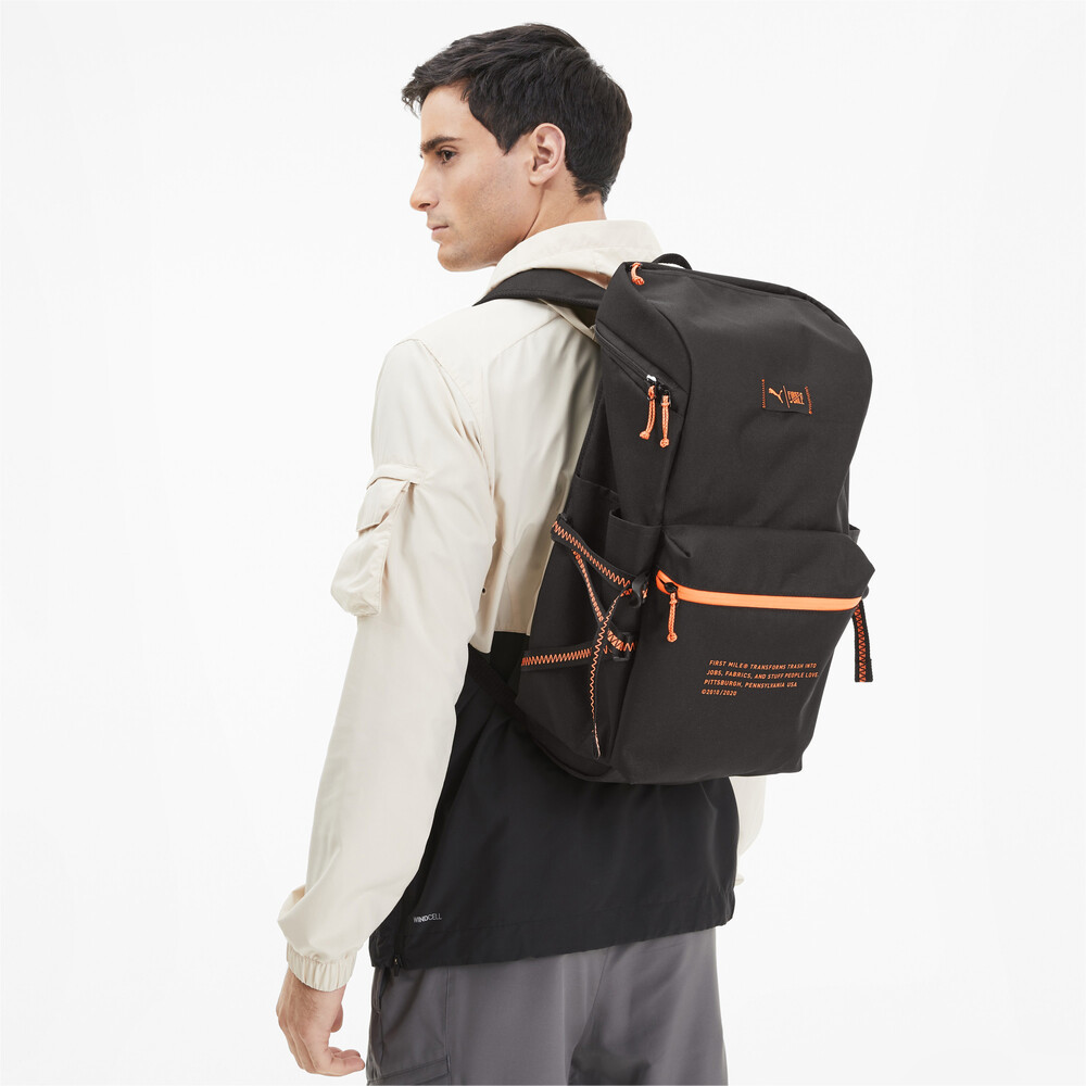 

PUMA - Рюкзак PUMA x FIRST MILE Backpack – Puma Black-Fizzy Orange –, Черный