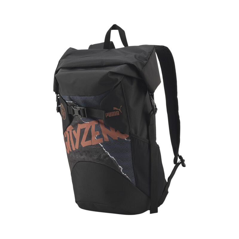

PUMA Manchester City ftblCULTURE Football Rolltop Backpack, Black