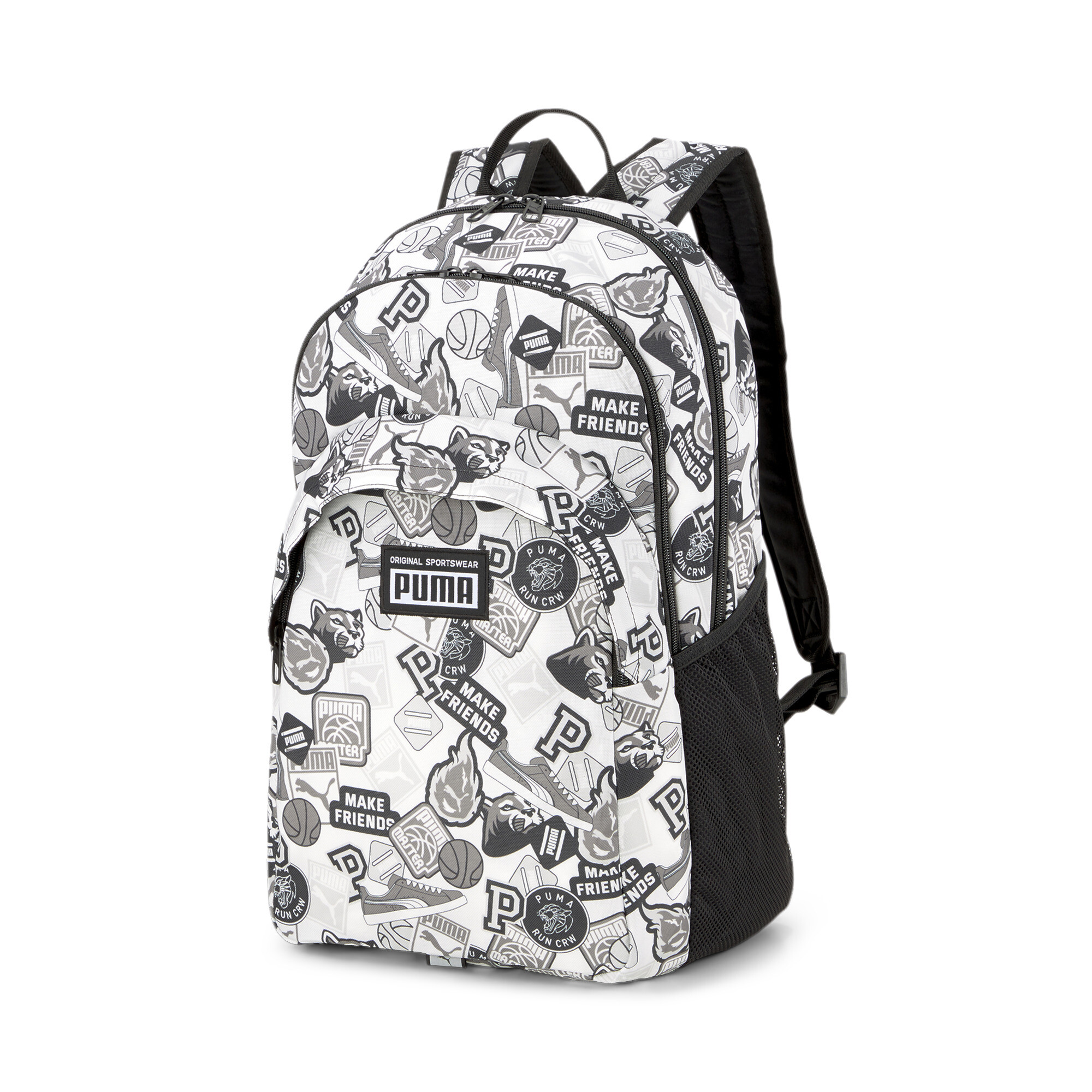 Puma backpack 2025 black and white