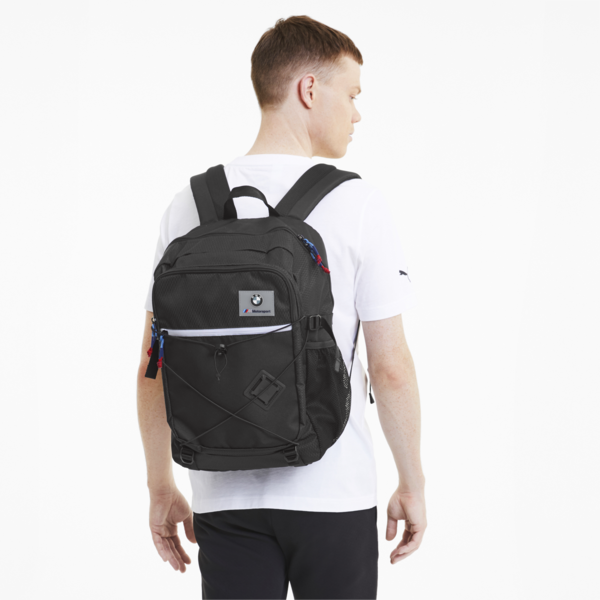 BMW M Motorsport Backpack, Puma Black, large-ZAF