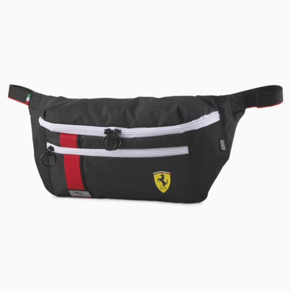 Scuderia Ferrari Race Waist Bag, Puma Black, large-ZAF