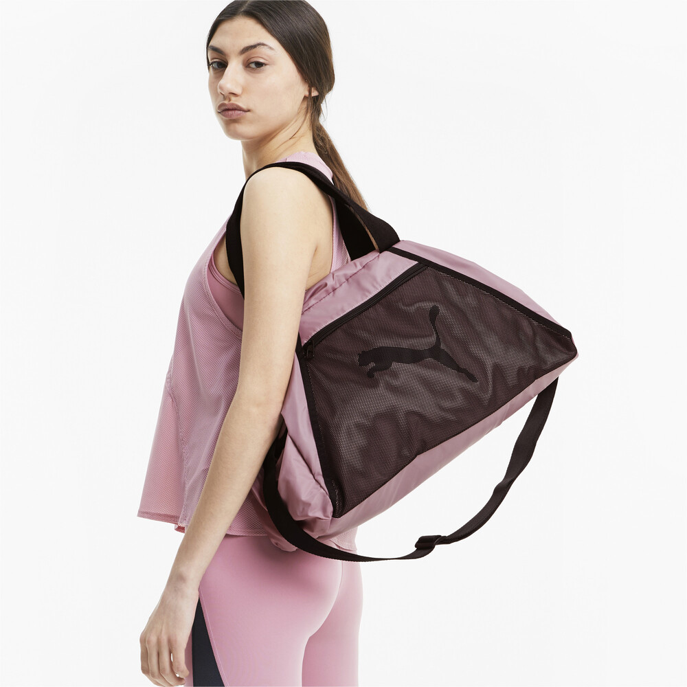 

PUMA - female - Сумка AT ESS Grip Bag – Foxglove-Puma Black –, Розовый