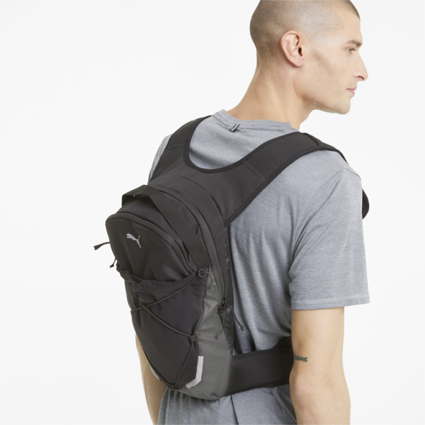 Running Backpack, Puma Black, large-ZAF